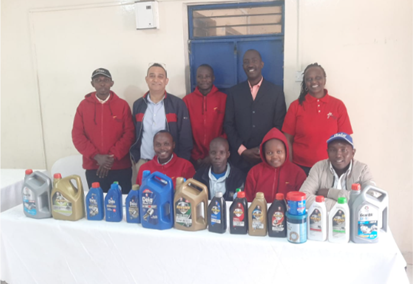 Cohort 2 members of staff from 4 Africa Fuels retail stations
