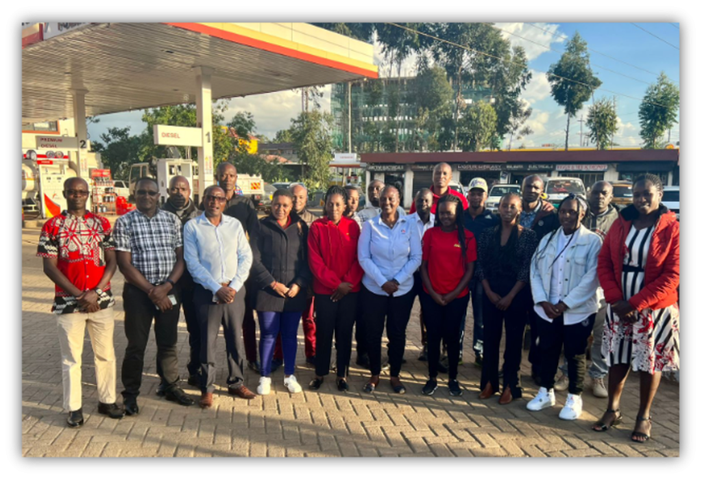 Cohort 1 participants from Africa Fuels retail stations